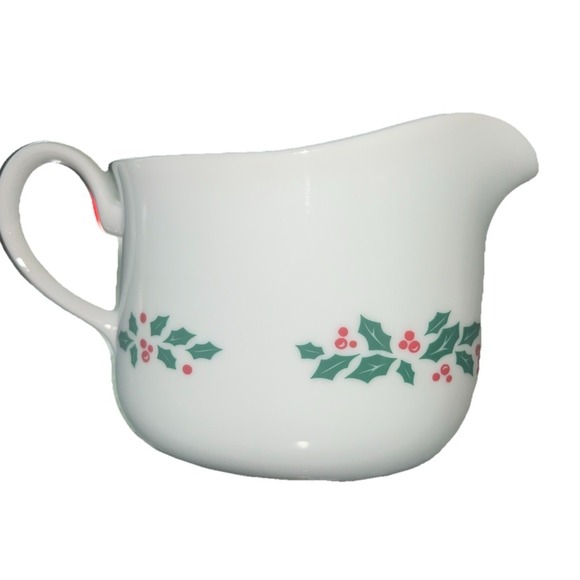 Corelle Other - Corelle Holly Days Christmas Gravy Boat Vintage 4" Tall